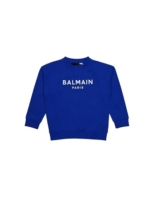 Felpa, unisex, logata. BALMAIN | BS4R20 Z0001615BC